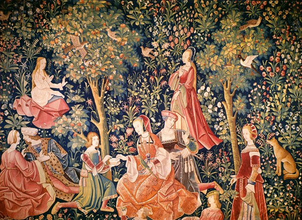 Tapisserie. La vie seigneuriale sous François Ier