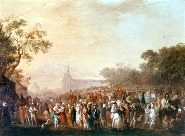 J.B. Pourcelly, The Promenade at Longchamp