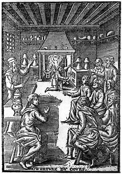 Lesson in Physics by Annibal Barlet, 1653