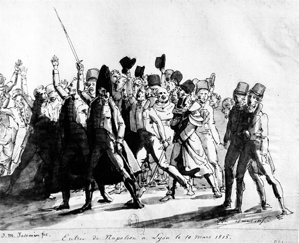 Manifestations populaires pour le  retour de l'île d'Elbe de Napoléon 1er