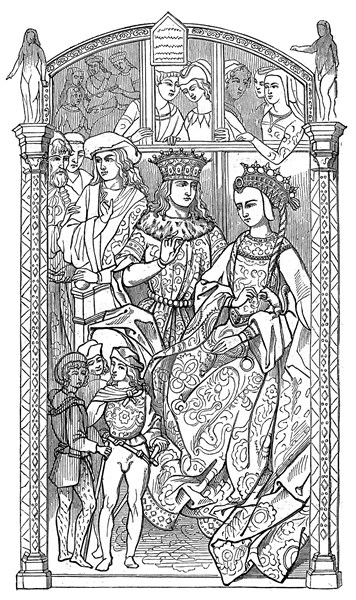 Mariage de Louis XII de d'Anne de Bretagne.