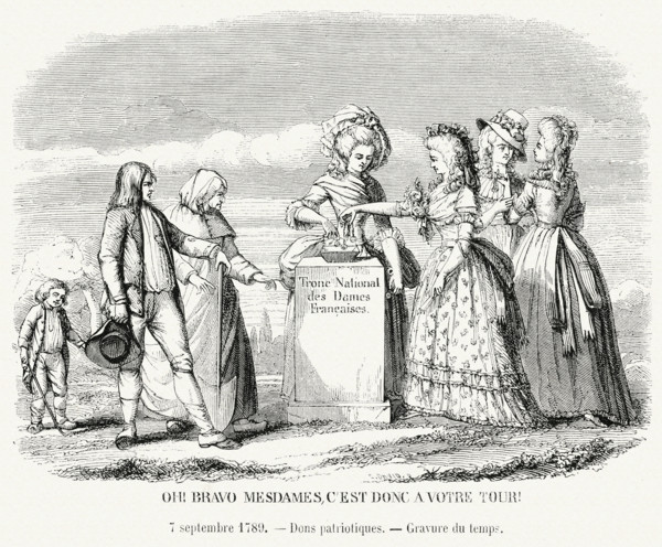 "Oh, bravo Mesdames, it's your turn now!"