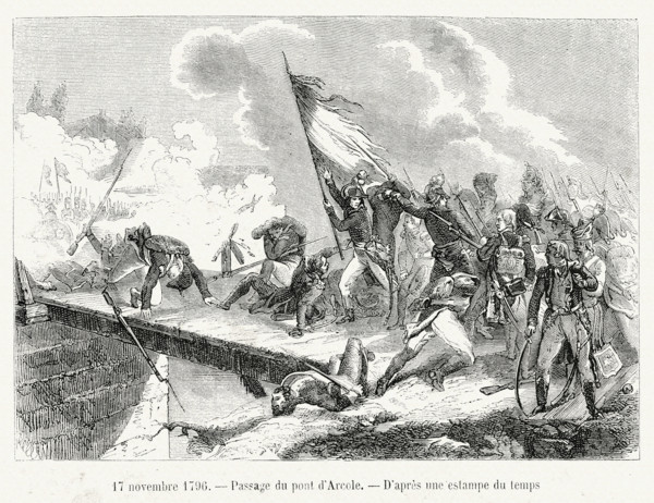 Passage du pont d'Arcole.