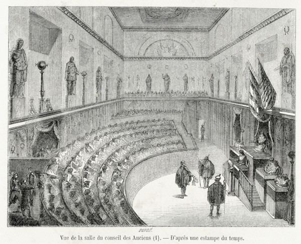 View of the Council of Elders' room.