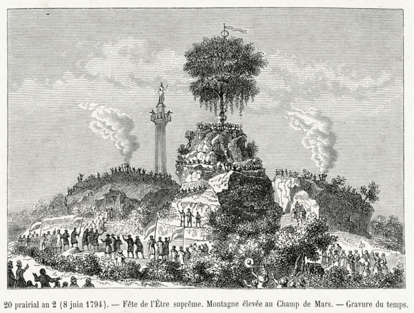 20th of the month of Prairial, of the Second Year (8th June 1794). The Festival of the Supreme Being.