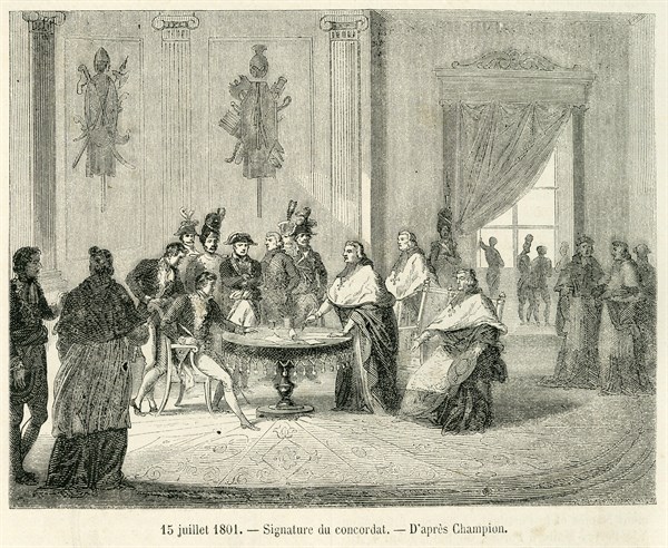 The Signing of the Contract.
