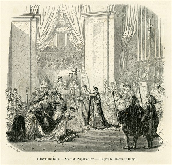 Sacre de Napoléon 1er.