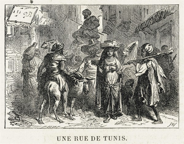 A road in Tunis.