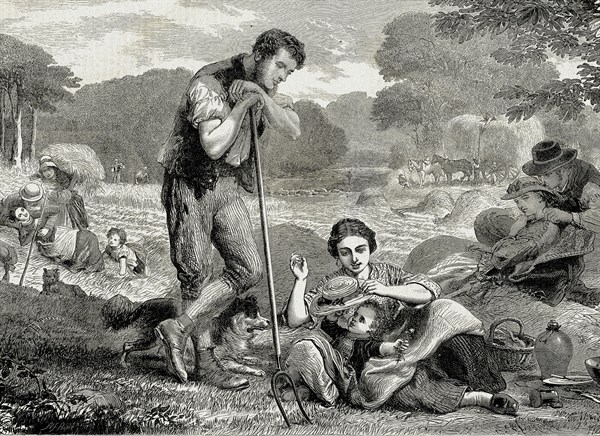 Allegory. Summer, based on work by M. Hunt.