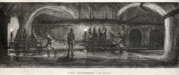 The Parisian sewers.