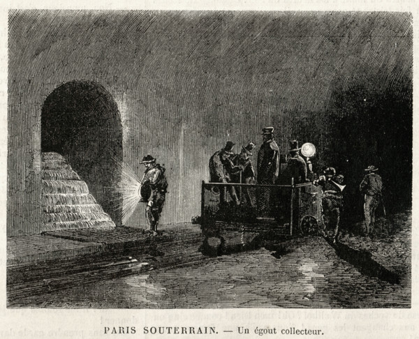 The Parisian sewers.