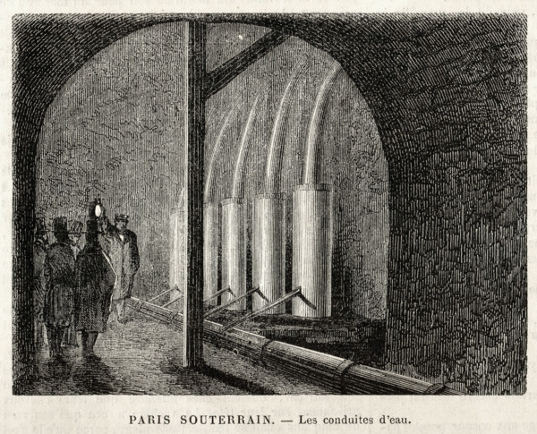 The Parisian sewers.
