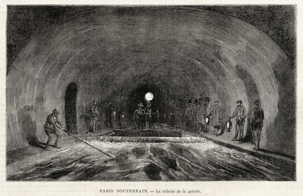 The Parisian sewers.
