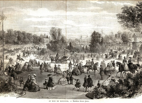 1864. The Boulogne Woods.