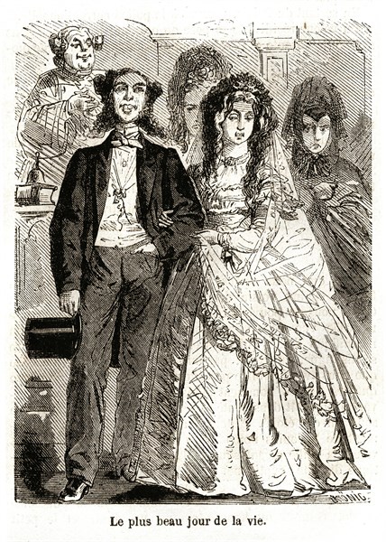 Caricature. English daily life.