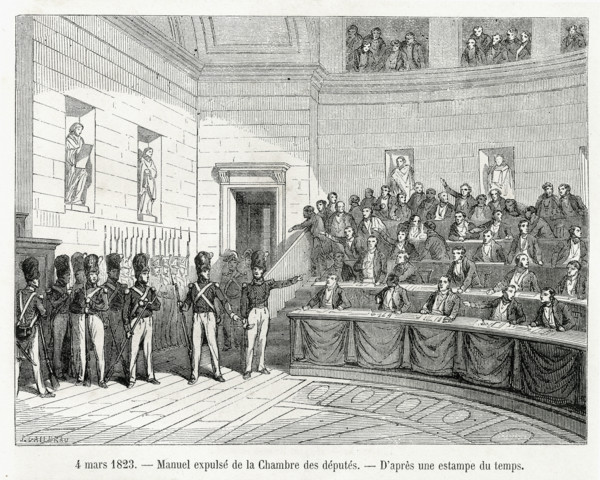 Manuel expelled from the Deputies' Chamber.