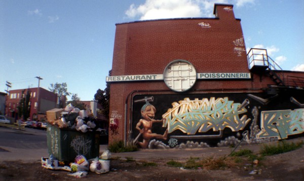 Montréal - Québec. Art populaire. Peintures de rue.