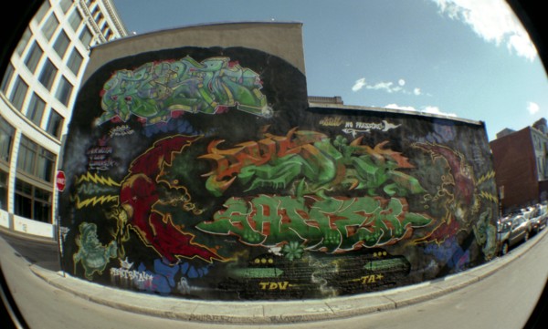 Montréal - Québec. Art populaire. Peintures de rue.