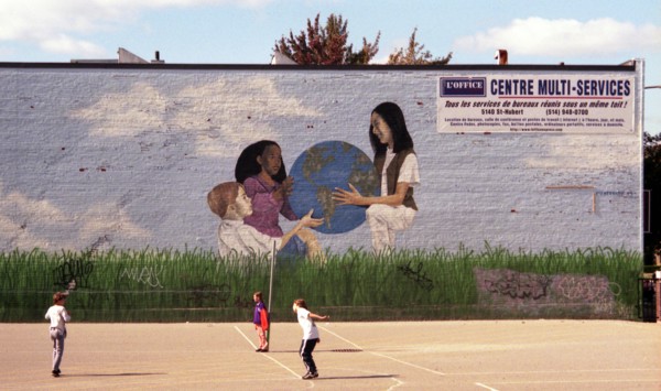 Montréal - Québec. Art populaire. Peintures de rue.