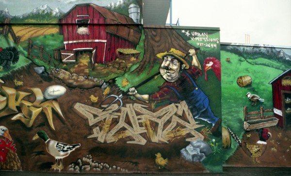 Montréal - Québec. Art populaire. Peintures de rue.