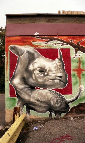 Montréal - Québec. Art populaire. Peintures de rue.