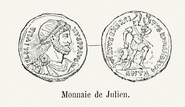 Monnaie frappée sous le règne de Julien