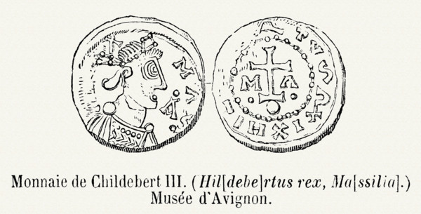 Money of Childebert III.