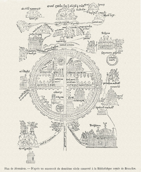 Plan of Jerusalem.