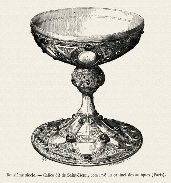 Chalice said to belong to Saint Remigius.