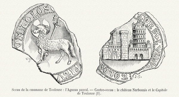 Sceau de la commune de Toulouse.