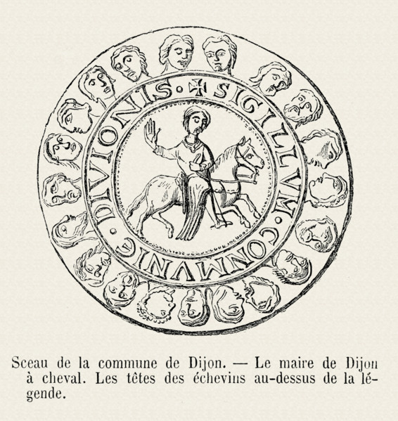Sceau de la commune de Dijon.