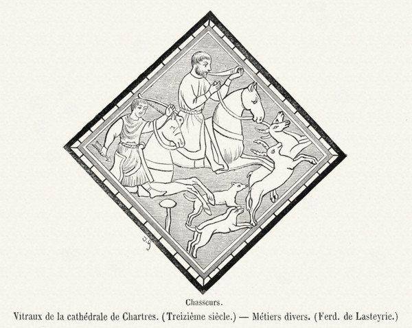 Vitraux de la cathédrale de Chartres.