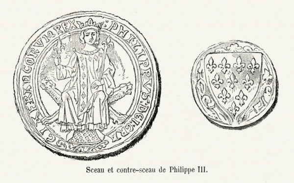 Seal and "counter-seal" of Phillip III.