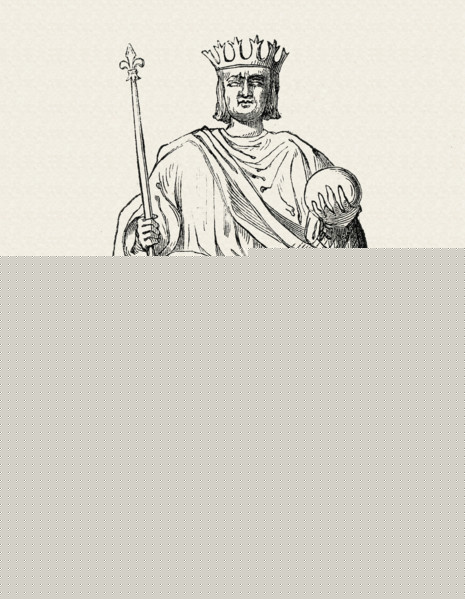Statue de Charles d'Anjou, au Capitole de Rome.
