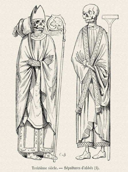 Graves of abbots.