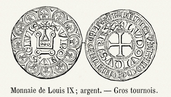 Monnaie de Louis IX.