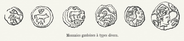 Monnaies gauloises.