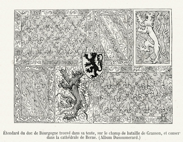 Flag of the Duke of Bourgogne.