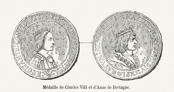 Mariage de Charles VIII et d'Anne de Bretagne.
