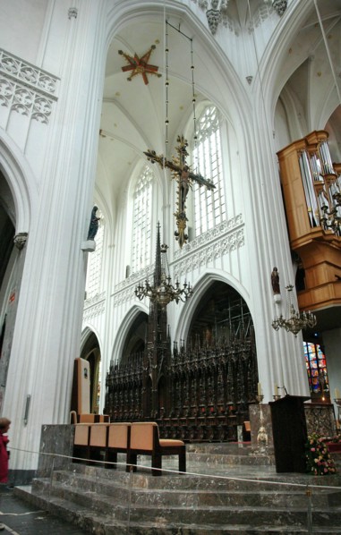 La cathédrale ND d'Anvers.