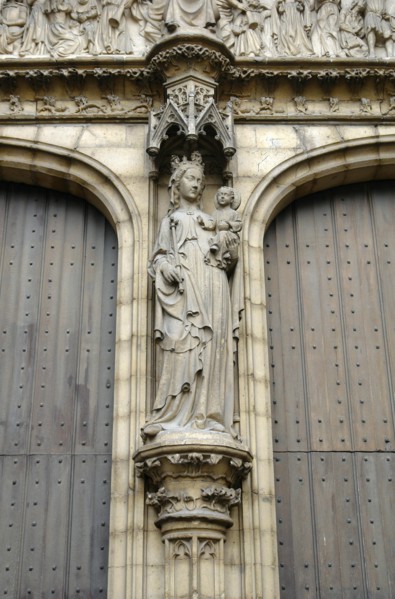 La cathédrale ND d'Anvers.