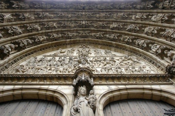 La cathédrale ND d'Anvers.