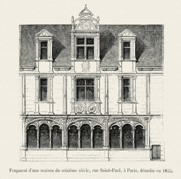 Section of a house dating back to the 16th Century.