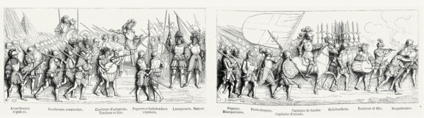 Militaires sous François 1er.