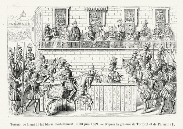 Tournoi où Henri II fut mortellement blessé.