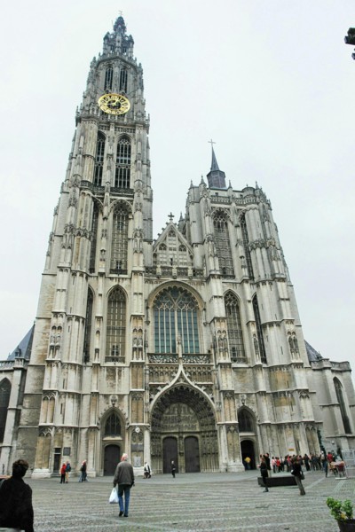 La cathédrale ND d'Anvers.