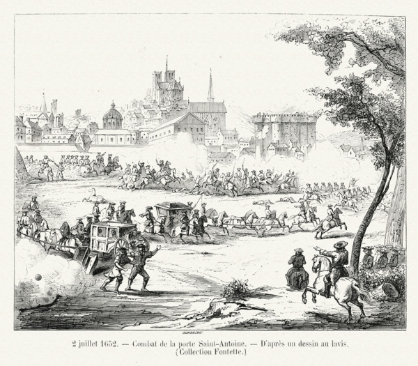 Combat de la porte Saint-Antoine.