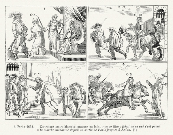 Caricature contre Mazarin.