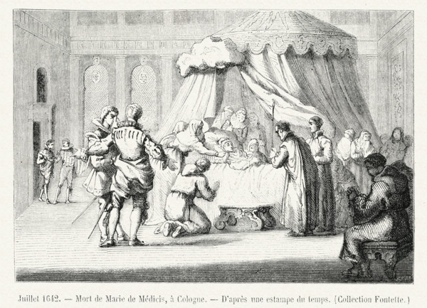 Mort de Marie de Médicis, à Cologne.