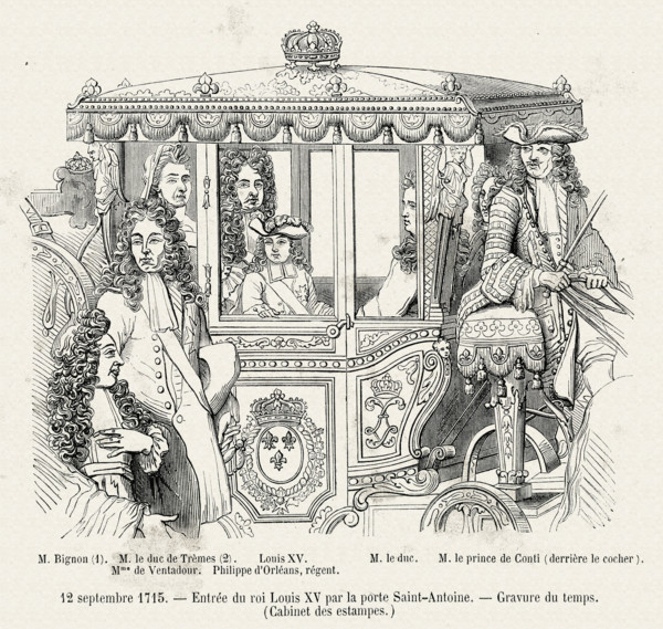Entrée du roi Louis XV par la porte Saint-Antoine.